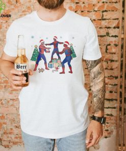 Santa Spider Man Merry Christmas Shirt