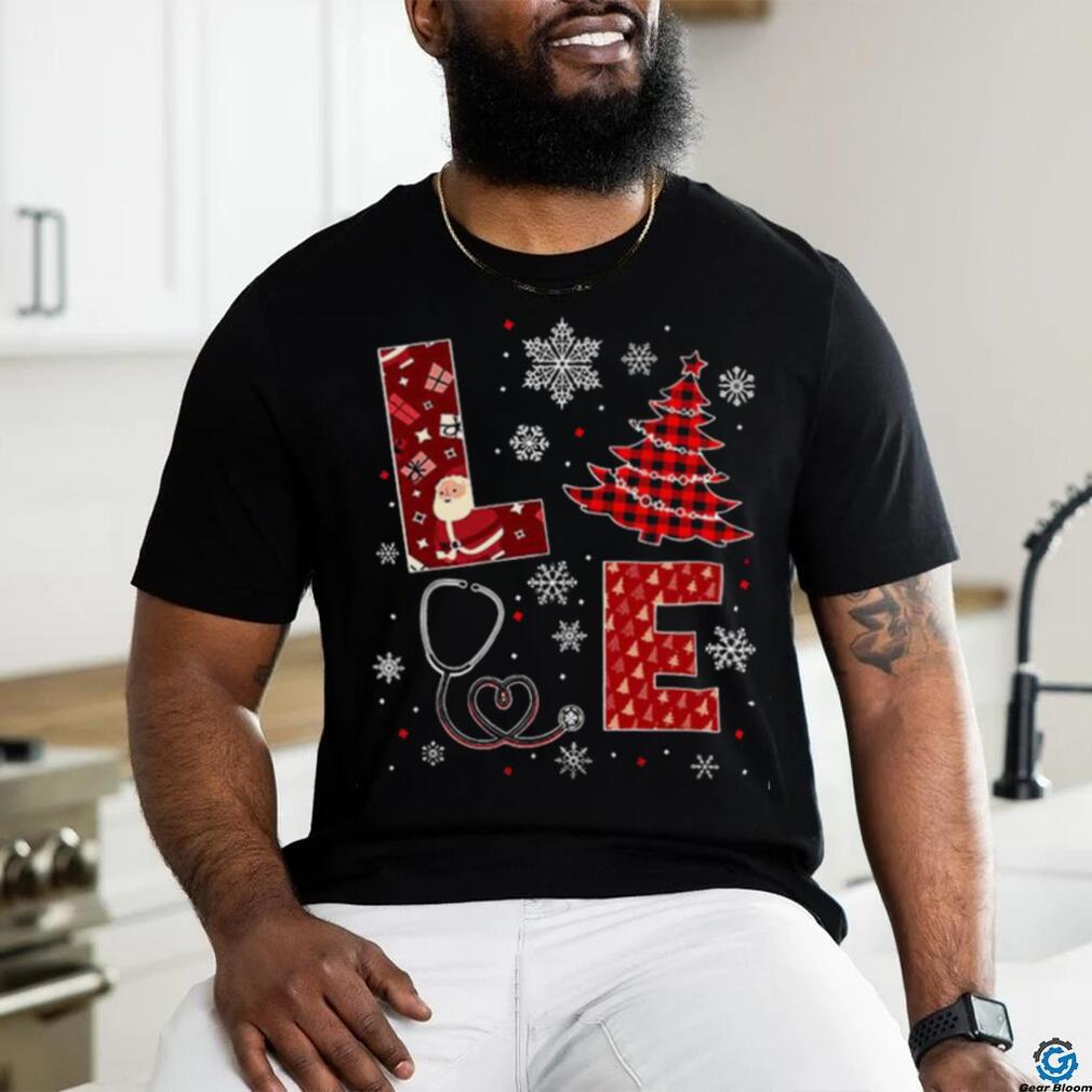 Santa & Stethoscope Christmas Shirt Santa & Stethoscope Christmas Shirt