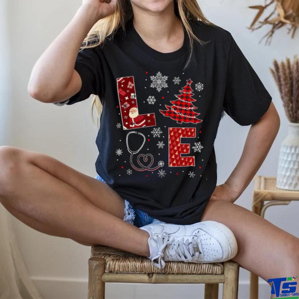Santa & Stethoscope Christmas Shirt Santa & Stethoscope Christmas Shirt