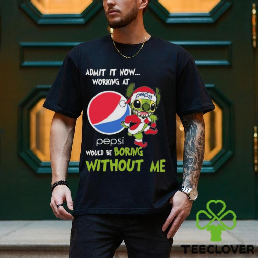 Santa Stitch Admit It Now Working At Pepsi Would Be Boring Without Me Christmas Shirt Santa Stitch Admit It Now Working At Pepsi Would Be Boring Without Me Christmas Shirt