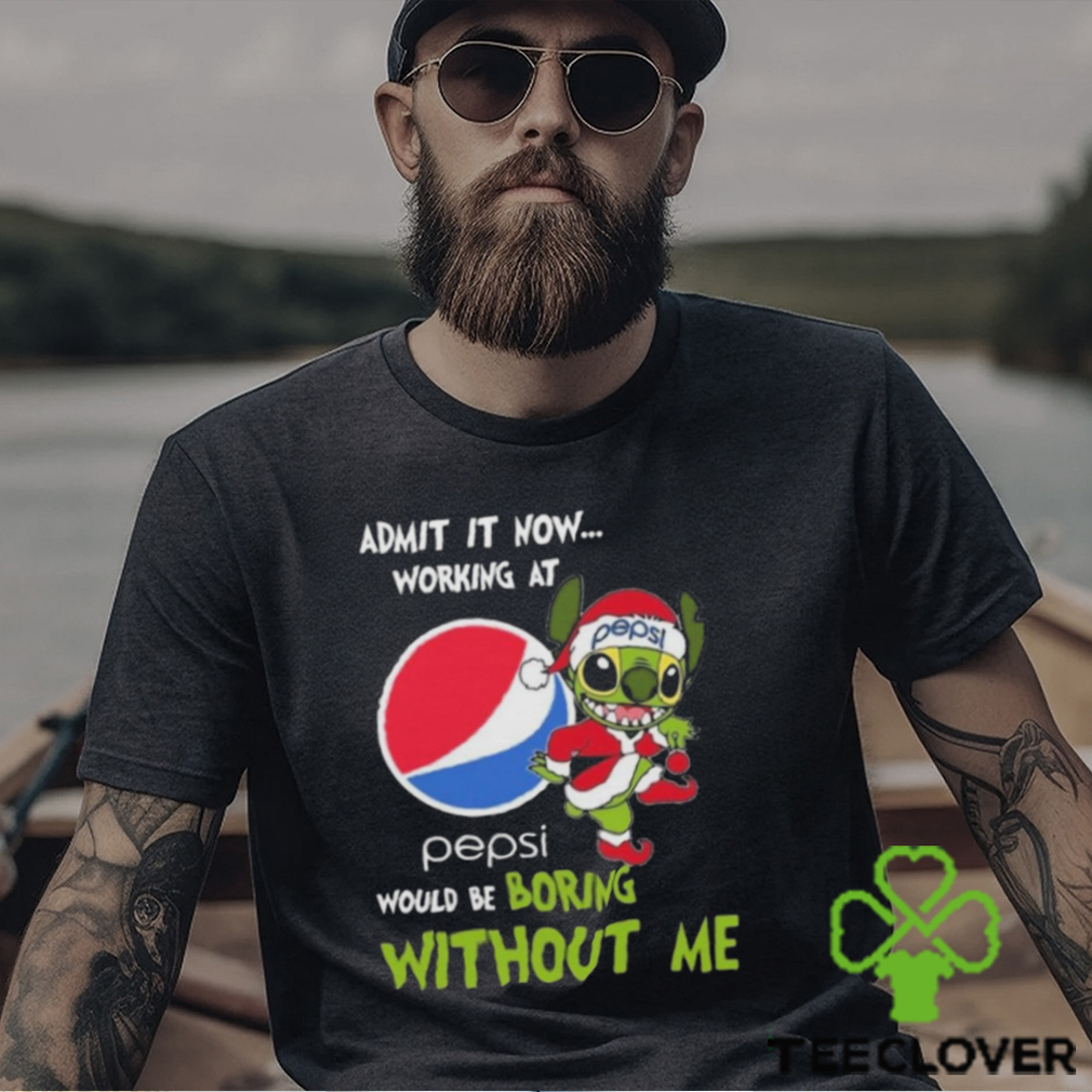Santa Stitch Admit It Now Working At Pepsi Would Be Boring Without Me Christmas Shirt Santa Stitch Admit It Now Working At Pepsi Would Be Boring Without Me Christmas Shirt