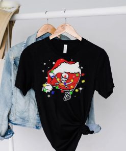 Santa Tampa Bay Buccaneers Logo Lights Christmas shirt