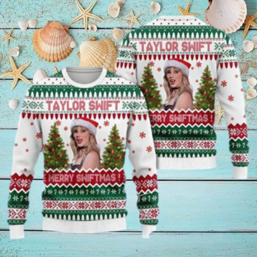 Santa Taylor Swift Happy Christmas Holiday Sweater