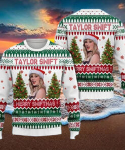 Santa Taylor Swift Happy Christmas Holiday Sweater