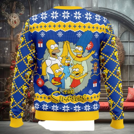Santa The Simpsons Ugly Christmas Sweater