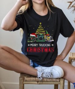 Santa Truck Merry Trucking Christmas 2023 T shirt