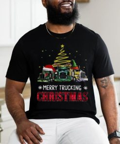 Santa Truck Merry Trucking Christmas 2023 T hoodie, sweater, longsleeve, shirt v-neck, t-shirt