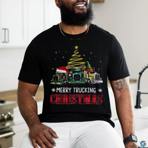 Santa Truck Merry Trucking Christmas 2023 T hoodie, sweater, longsleeve, shirt v-neck, t-shirt