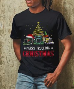 Santa Truck Merry Trucking Christmas 2023 T hoodie, sweater, longsleeve, shirt v-neck, t-shirt