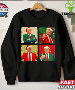 Santa Trump Christmas photos shirt