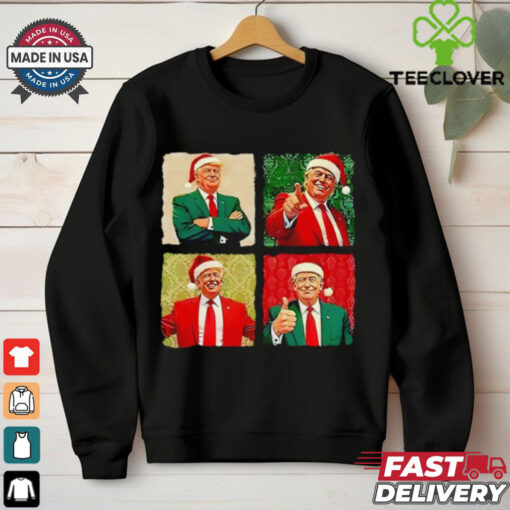 Santa Trump Christmas photos shirt