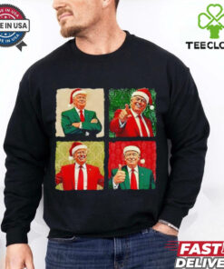 Santa Trump Christmas photos shirt