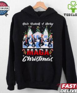 Santa Trump Have Yourself A Merry Maga Christmas Xmas 2024 shirt