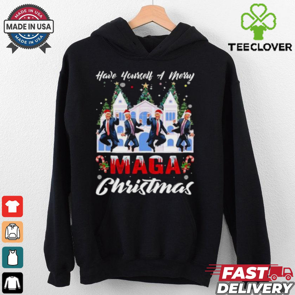 Santa Trump Have Yourself A Merry Maga Christmas Xmas 2024 shirt Santa Trump Have Yourself A Merry Maga Christmas Xmas 2024 shirt