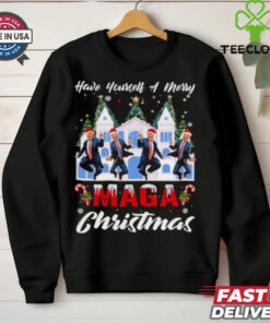 Santa Trump Have Yourself A Merry Maga Christmas Xmas 2024 shirt