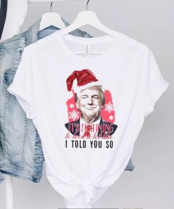 Santa Trump It’s Beginning To Look A Lot Like I Told You So Christmas 2022 Sweater