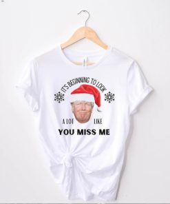 Santa Trump It’s Beginning To Look A Lot Like You Miss Me Christmas 2022 Sweater