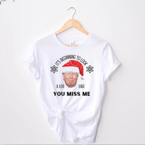 Santa Trump It’s Beginning To Look A Lot Like You Miss Me Christmas 2022 Sweater