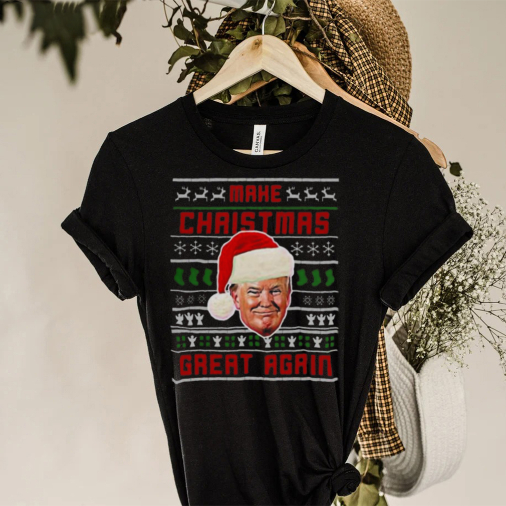 Santa Trump Make Christmas Great Again Ugly 2022 shirt Santa Trump Make Christmas Great Again Ugly 2022 shirt