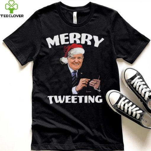 Santa Trump Merry Tweeting Christmas Shirt