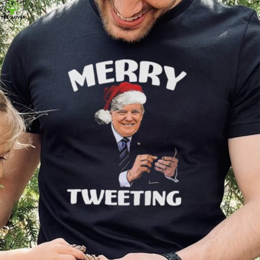 Santa Trump Merry Tweeting Christmas Shirt