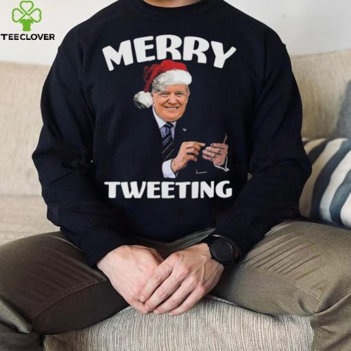 Santa Trump Merry Tweeting Christmas Shirt