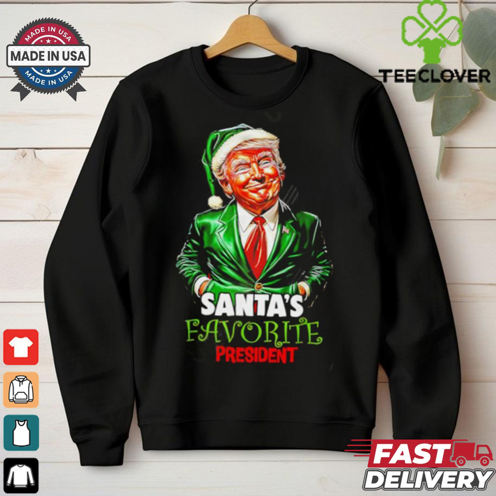 Santa Trump Santa’s Favorite President shirt Santa Trump Santa’s Favorite President shirt