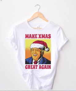 Santa Trump laugh Make Xmas great again t shirt