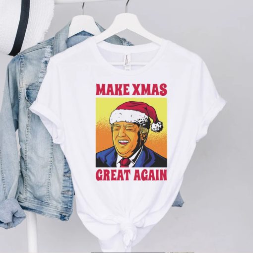 Santa Trump laugh Make Xmas great again t hoodie, sweater, longsleeve, shirt v-neck, t-shirt