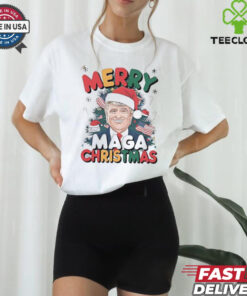 Santa Trump merry MAGA Christmas shirt