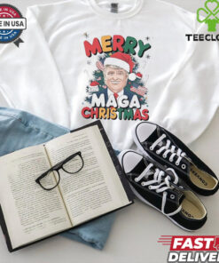 Santa Trump merry MAGA Christmas shirt