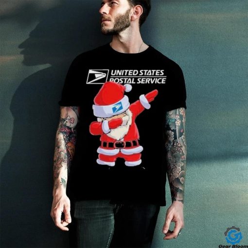 Santa claus United States Postal Service christmas shirt