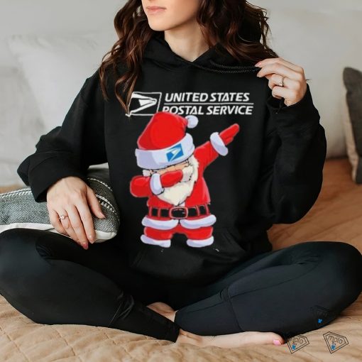 Santa claus United States Postal Service christmas shirt