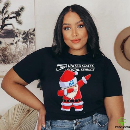 Santa claus United States Postal Service christmas shirt
