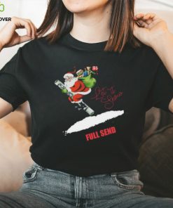 Santa claws let it genius full send Christmas shirt