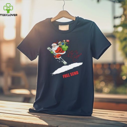 Santa claws let it genius full send Christmas shirt