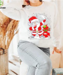 Santa dabbing Philadelphia Eagles Christmas shirt