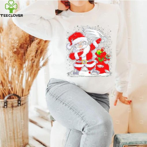 Santa dabbing Philadelphia Eagles Christmas shirt