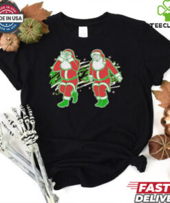 Santa griddy dance Christmas shirt