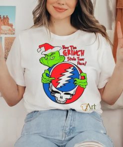 Santa grinch hug Grateful Dead how the grinch stole your face Merry Xmas 2023 T shirt 1 Santa grinch hug Grateful Dead how the grinch stole your face Merry Xmas 2023 T shirt