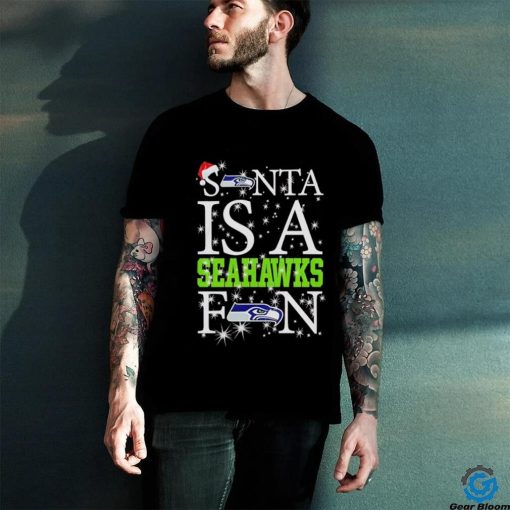 Santa is a Seattle Seahawks fan Christmas shirt
