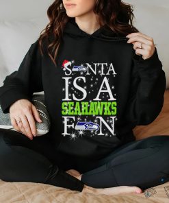 Santa is a Seattle Seahawks fan Christmas shirt