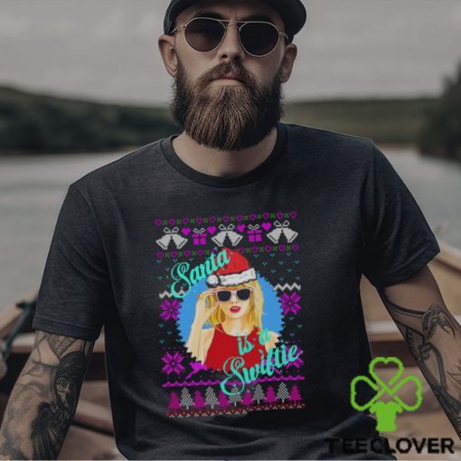 Santa is a Swiftie Ugly Xmas T Shirt