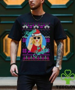 Santa is a Swiftie Ugly Xmas T Shirt