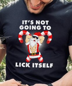 Santa it’s not going to lick itself Christmas funny hoodie, sweater, longsleeve, shirt v-neck, t-shirt