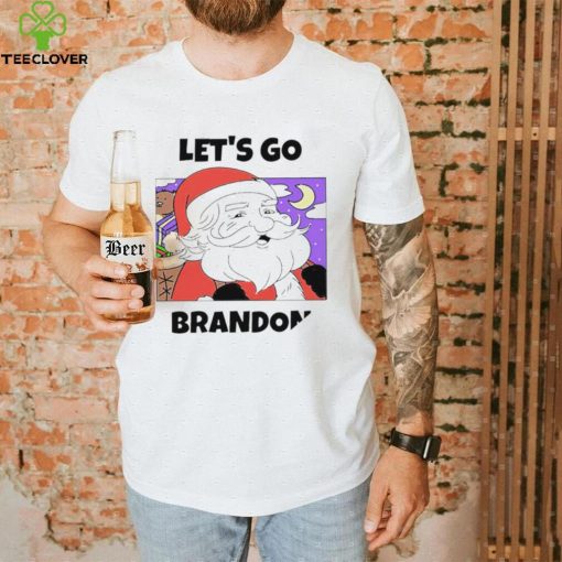 Santa let’s go brandon Christmas Holiday art hoodie, sweater, longsleeve, shirt v-neck, t-shirt