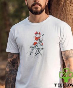 Santa riding horse shirt