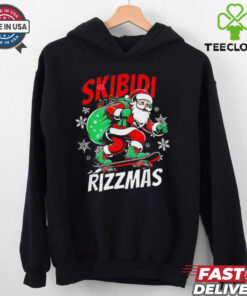 Santa skibidi rizzmas Christmas shirt