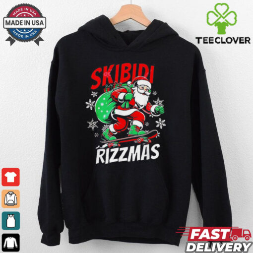 Santa skibidi rizzmas Christmas shirt