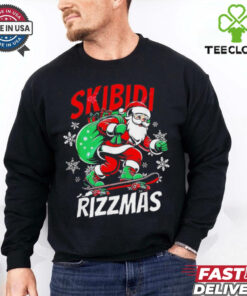 Santa skibidi rizzmas Christmas shirt
